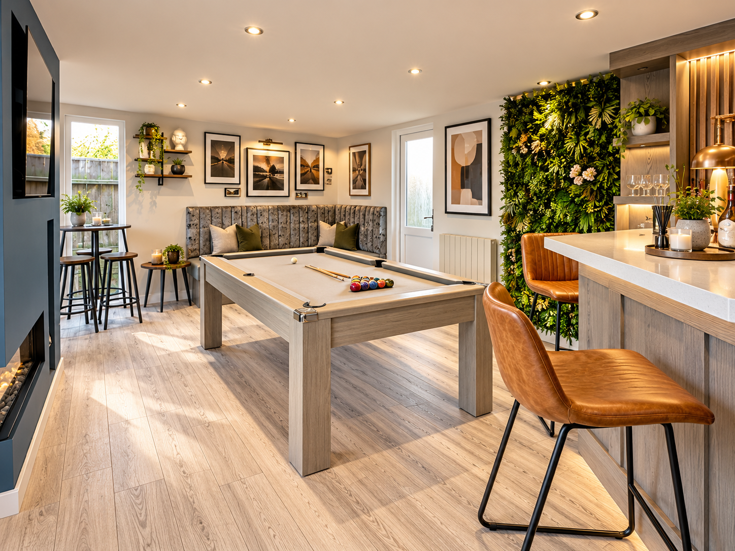 Games room & home bar